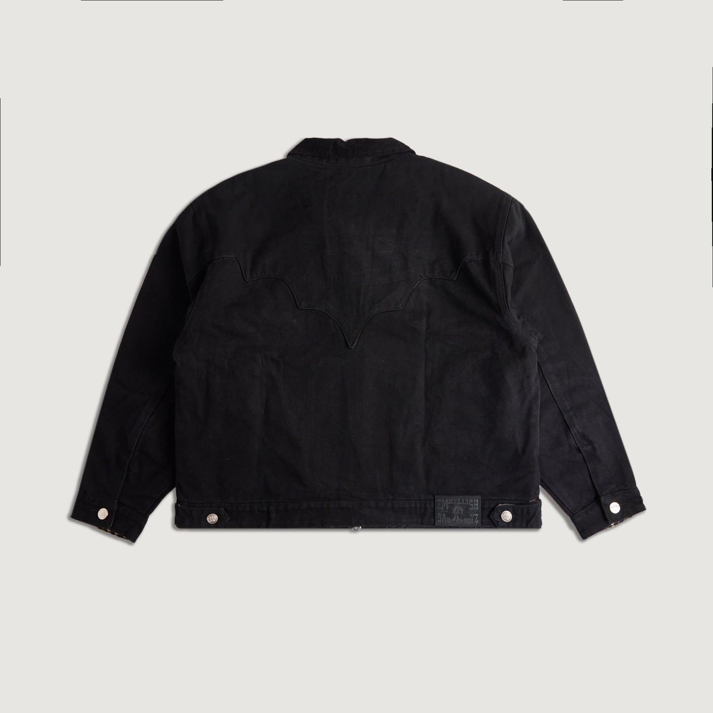 Embellish x Sad Boyz - Cross Logo Work Jacket (Black)