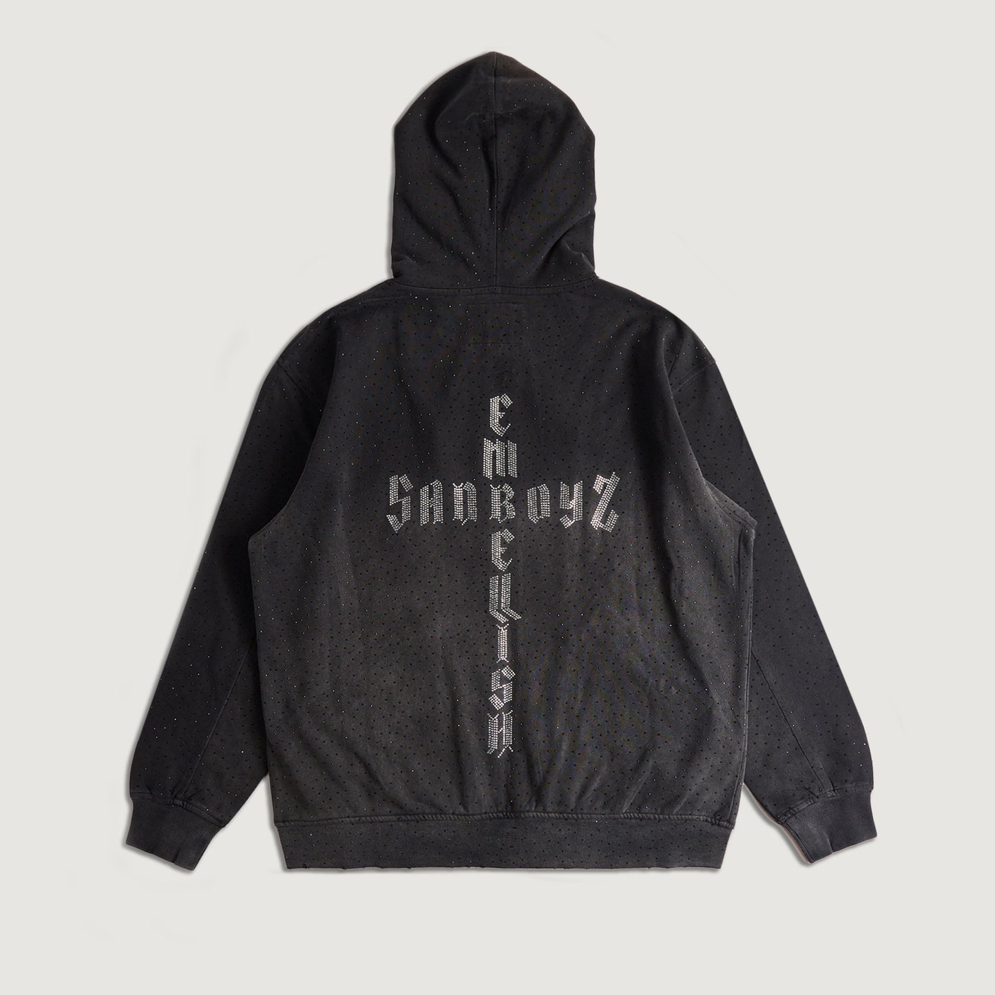 Embellish x Sad Boyz - Buss Down Fleece Zip Hoodie