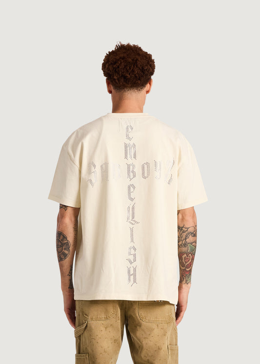 Embellish x Sad Boyz - Cross Logo Tee (White)
