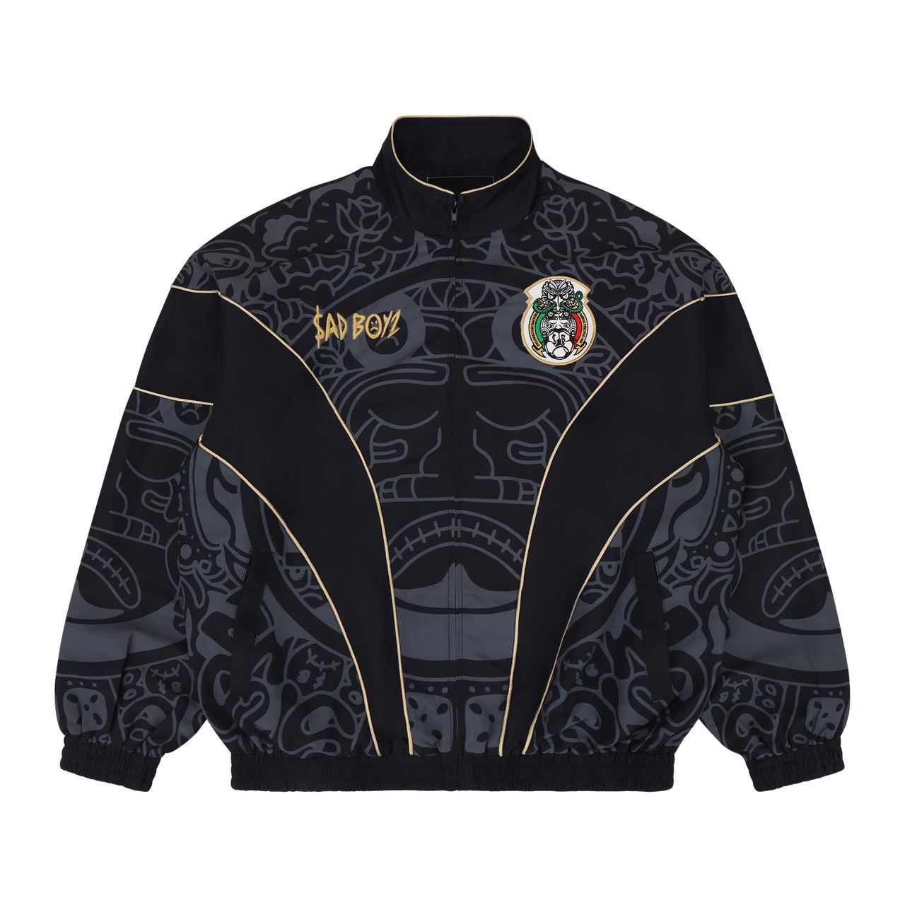 LIGA SAD BOYZ WARM UP JACKET BLACK