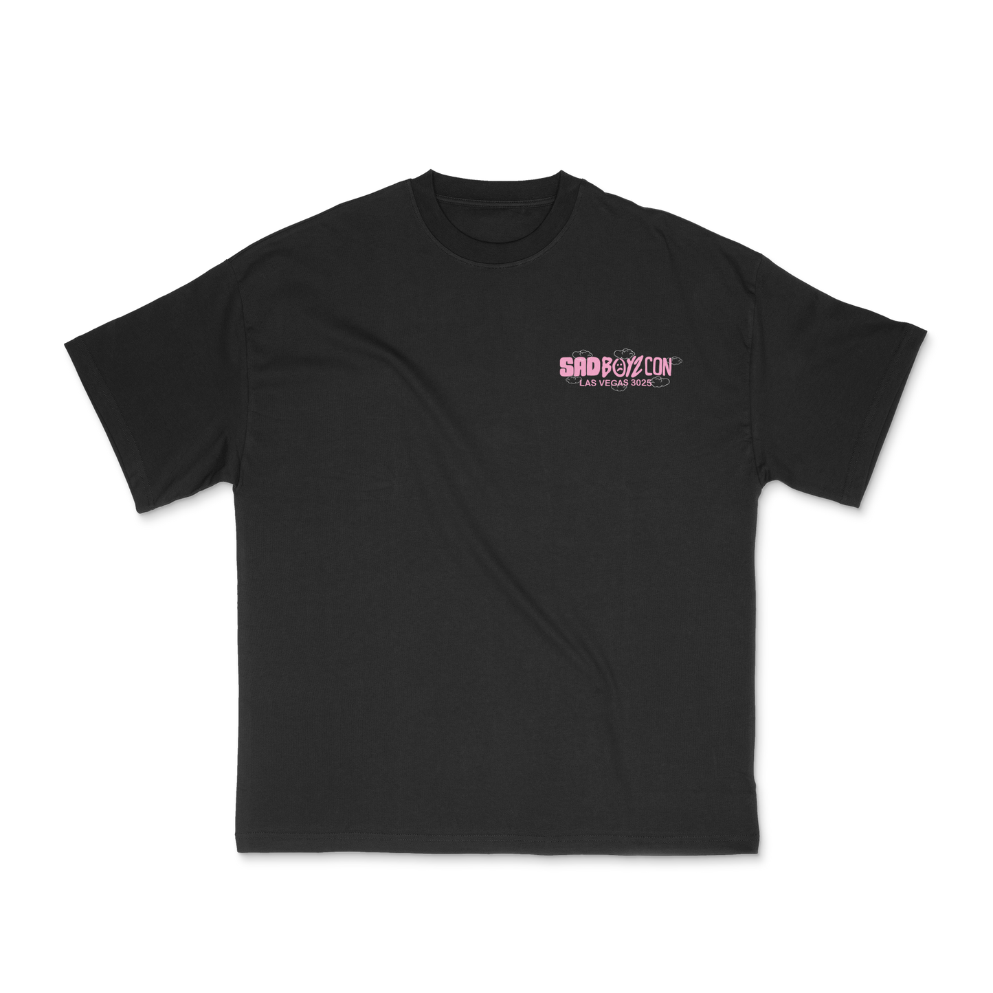 Dragon Cloud Tee Black - Pink Print