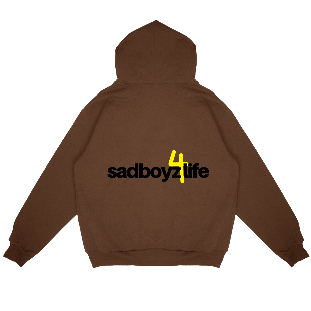 Sad Boyz 4 Life Pullover Hoodie Brown