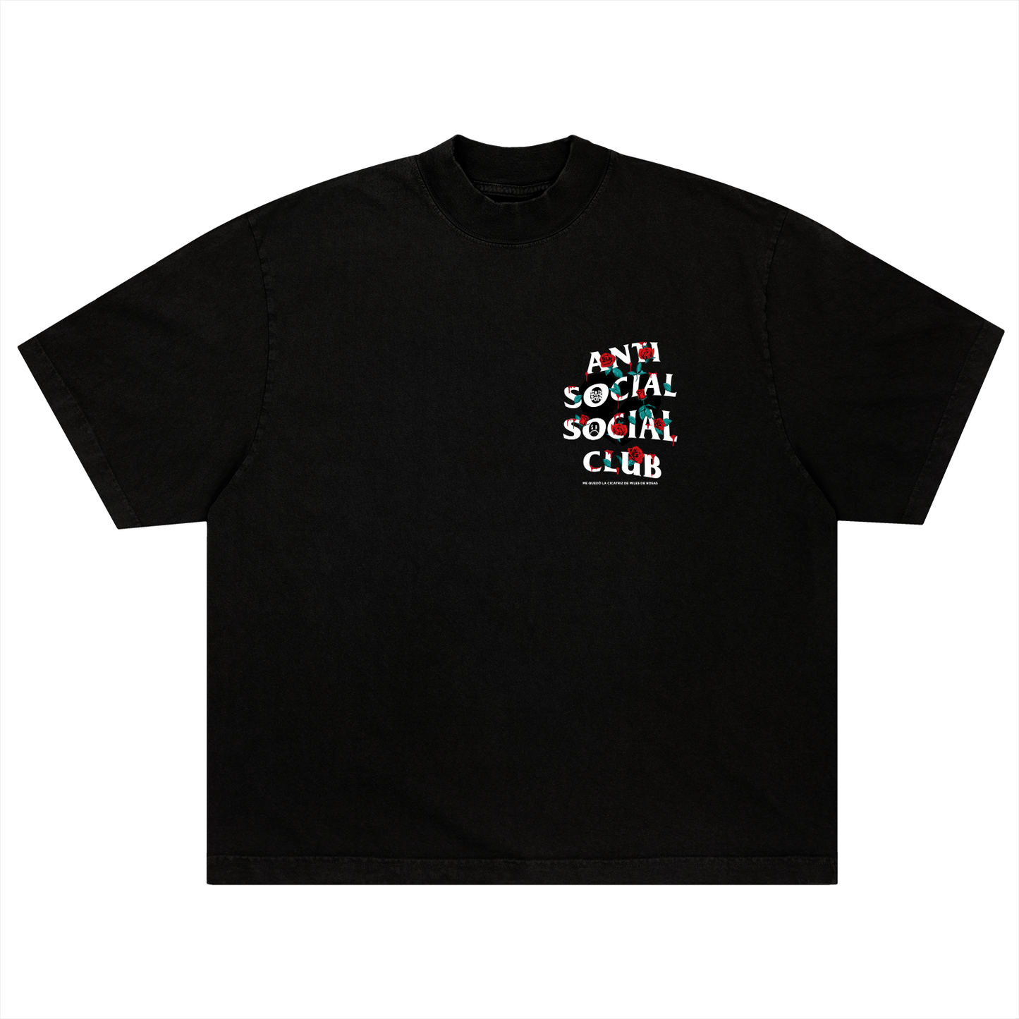 SADBOYZ x ASSC MILES DE ROSAS TEE - BLACK