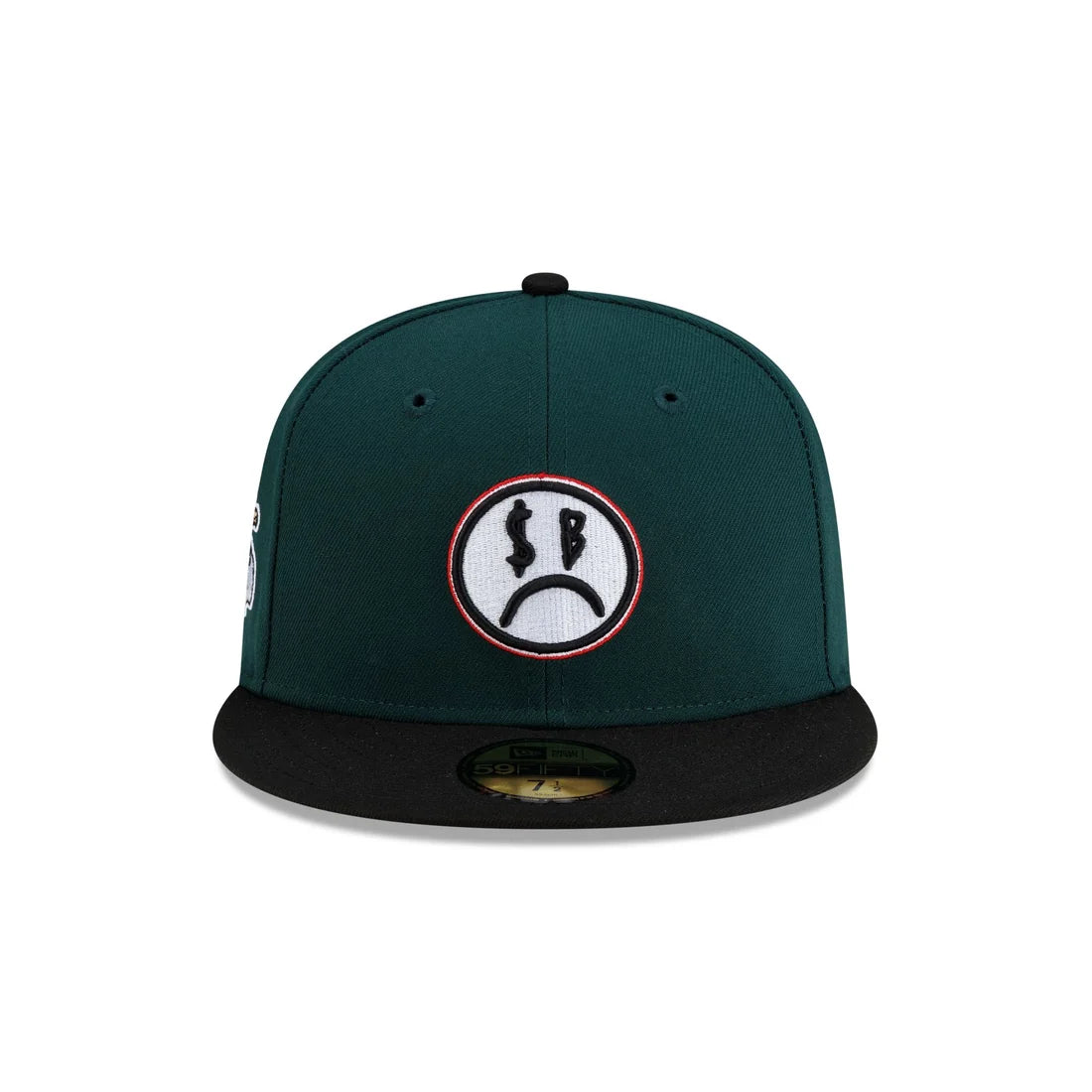 SB X NEW ERA MUSICA HAT GREEN - front left facing