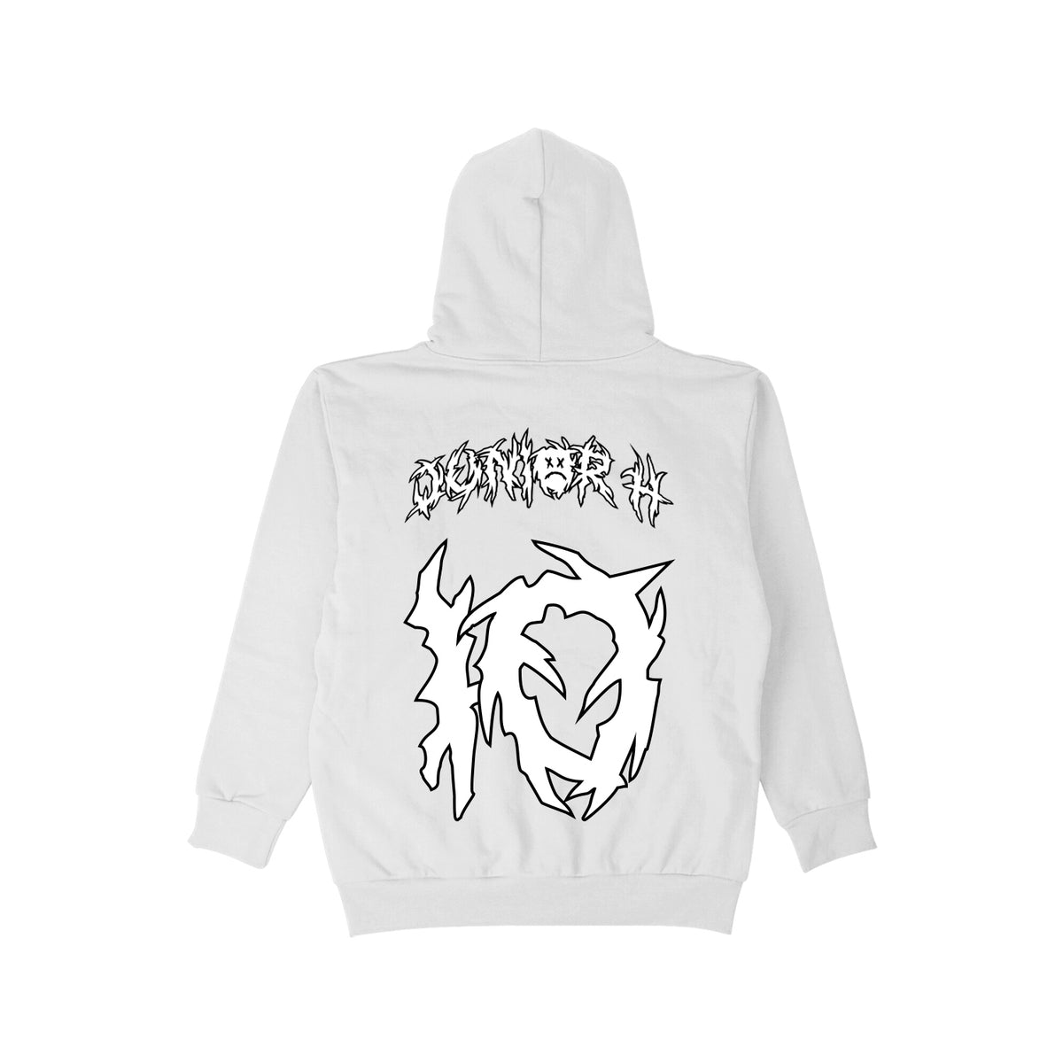 Fallen Angel Hoodie White Sadboyzco