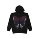 RHINESTONE SADGIRLZ Y LIFE HOODY - BLACK