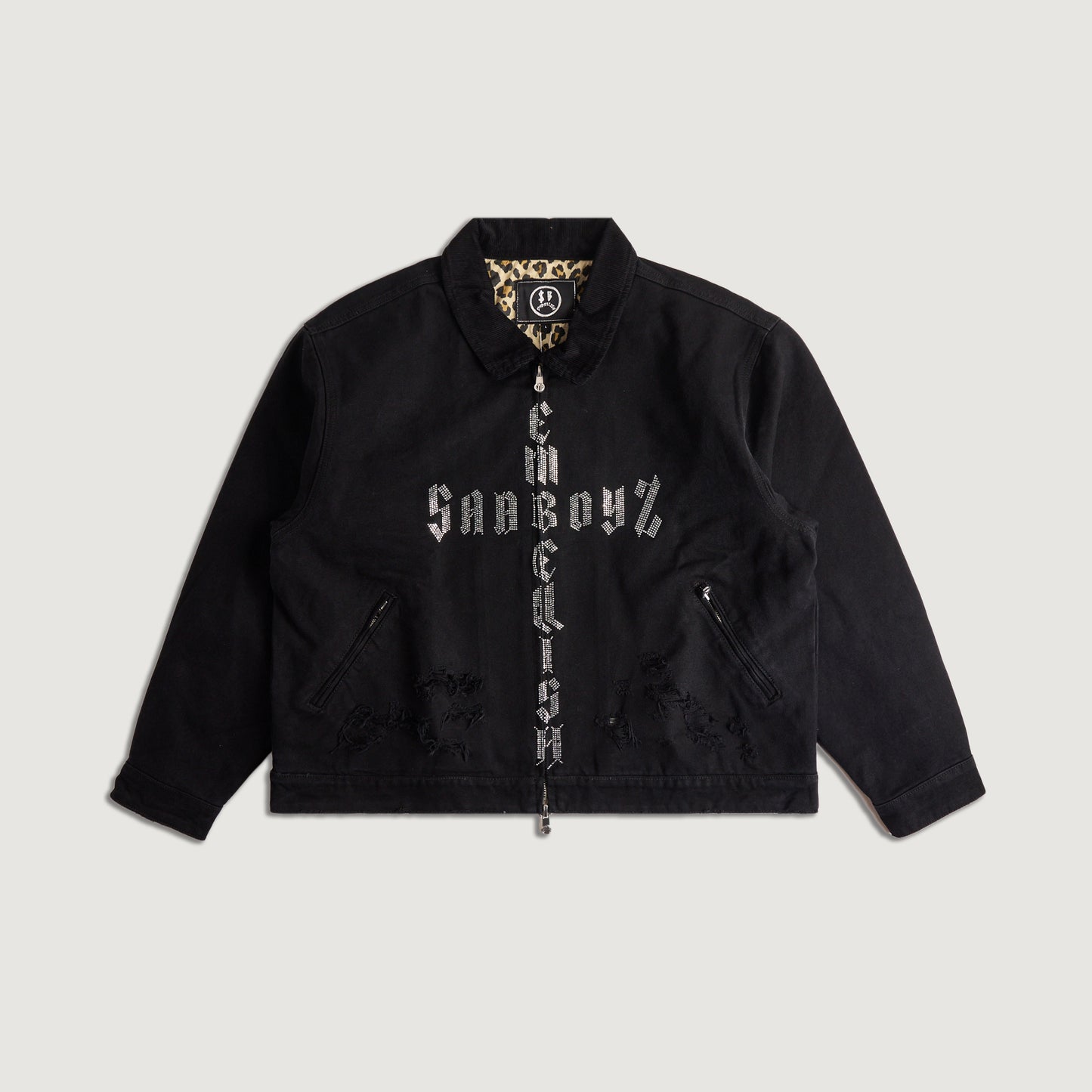 Embellish x Sad Boyz - Cross Logo Work Jacket (Black)