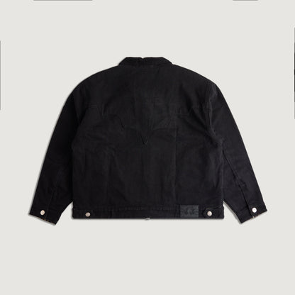 Embellish x Sad Boyz - Cross Logo Work Jacket (Black)