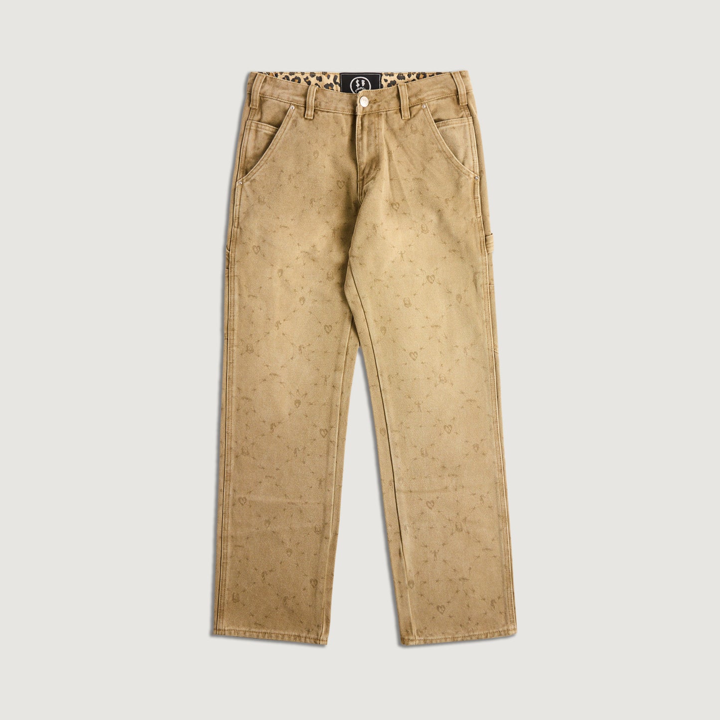 Embellish x Sad Boyz - Monogram Work Pant (Brown)