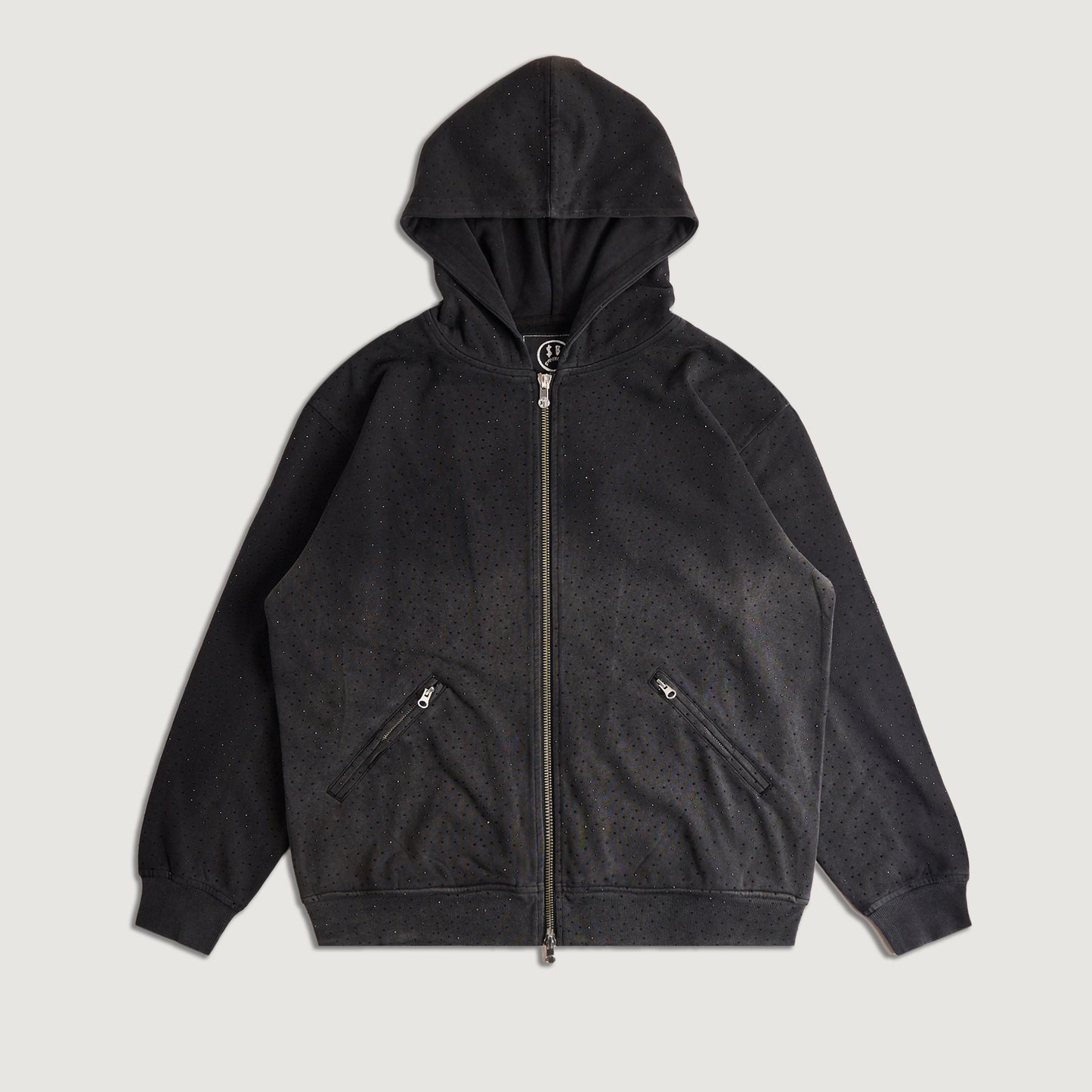 Embellish x Sad Boyz - Buss Down Fleece Zip Hoodie