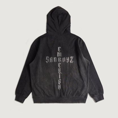 Embellish x Sad Boyz - Buss Down Fleece Zip Hoodie