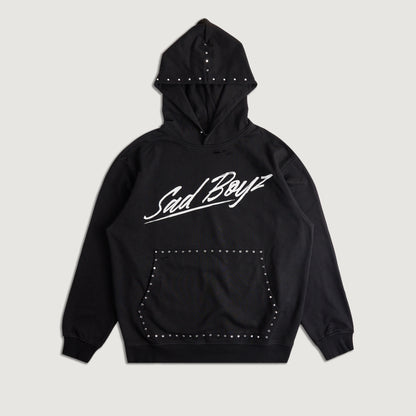 Embellish x Sad Boyz - Script Studded Pullover (Black)