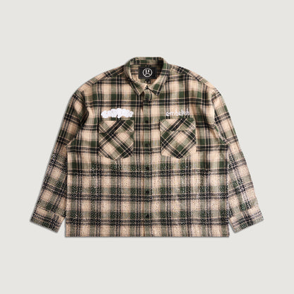 Embellish x Sad Boyz - Crystal Encrusted Flannel