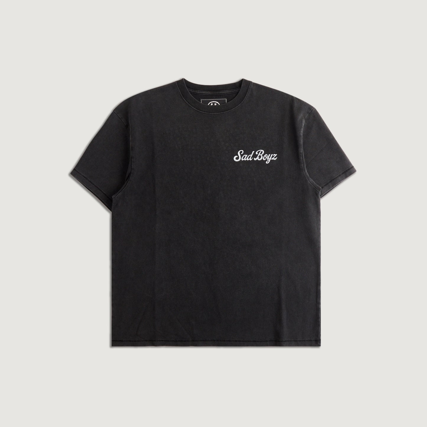 Embellish x Sad Boyz - Safety Heart Tee (Washed Black)