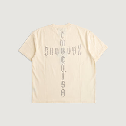 Embellish x Sad Boyz - Cross Logo Tee (White)