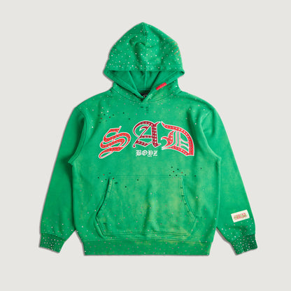 Embellish x Sad Boyz - Ode E Pullover Hoodie (Washed Green)