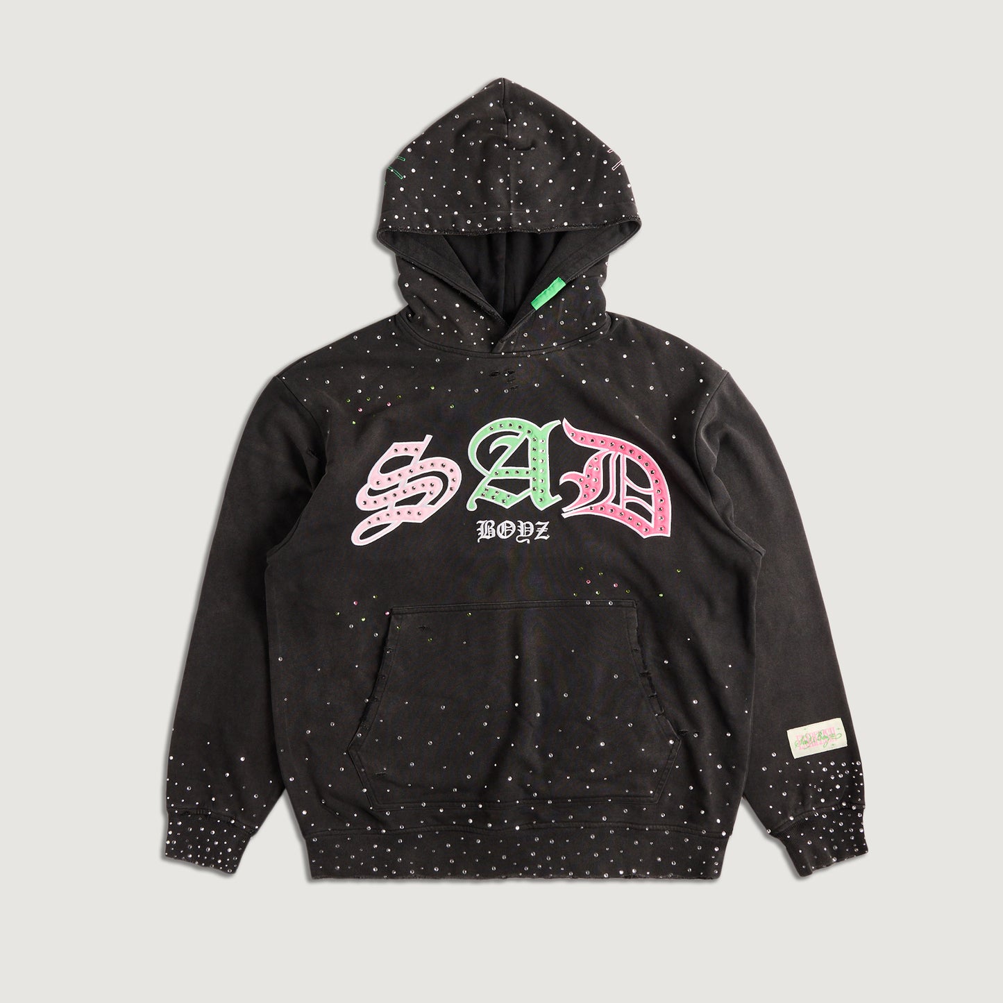 Embellish x Sad Boyz - Ode E Pullover Hoodie (Washed Black)
