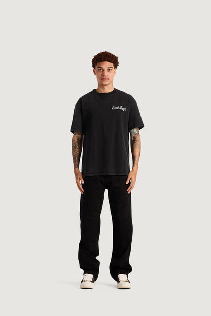 Embellish x Sad Boyz - Baggy Biker Denim (Black)