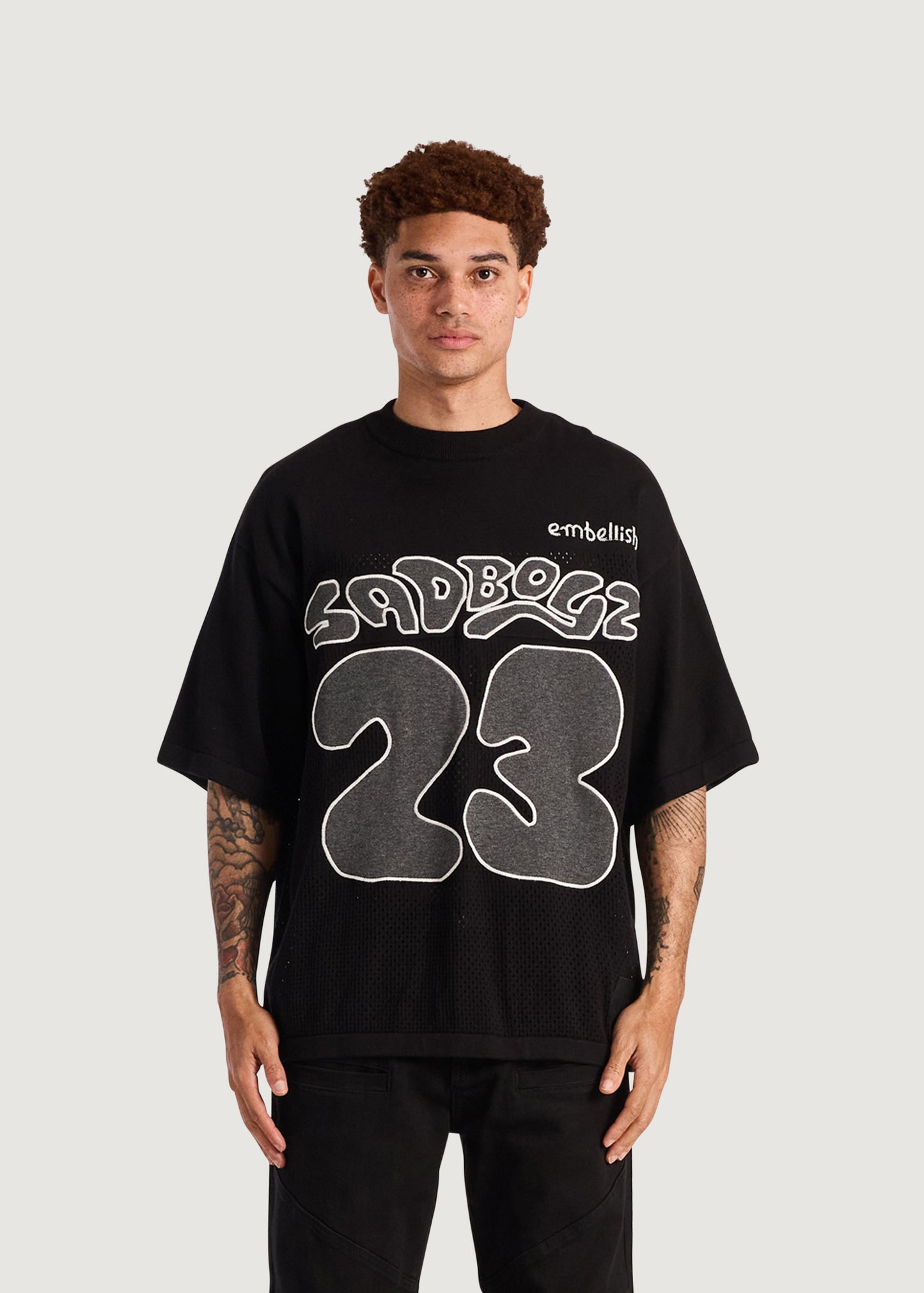 Embellish x Sad Boyz - Knit Jersey (Black)
