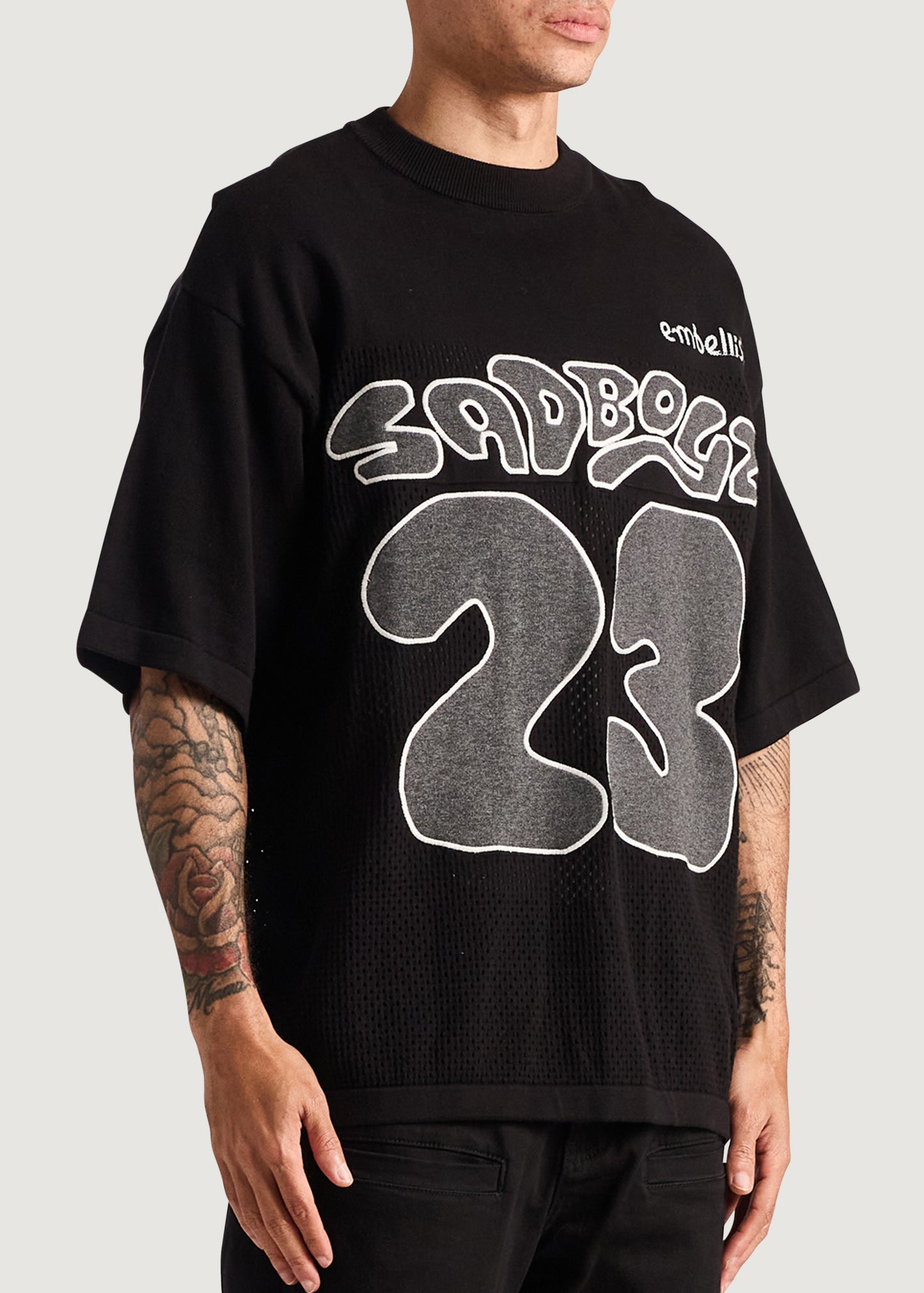 Embellish x Sad Boyz - Knit Jersey (Black)
