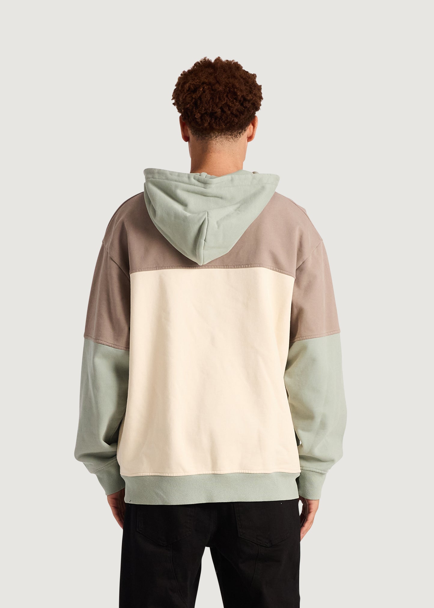 Embellish x Sad Boyz - Color Block Pullover Hoodie (Sea Foam)