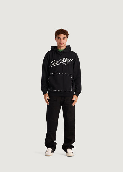 Embellish x Sad Boyz - Script Studded Pullover (Black)