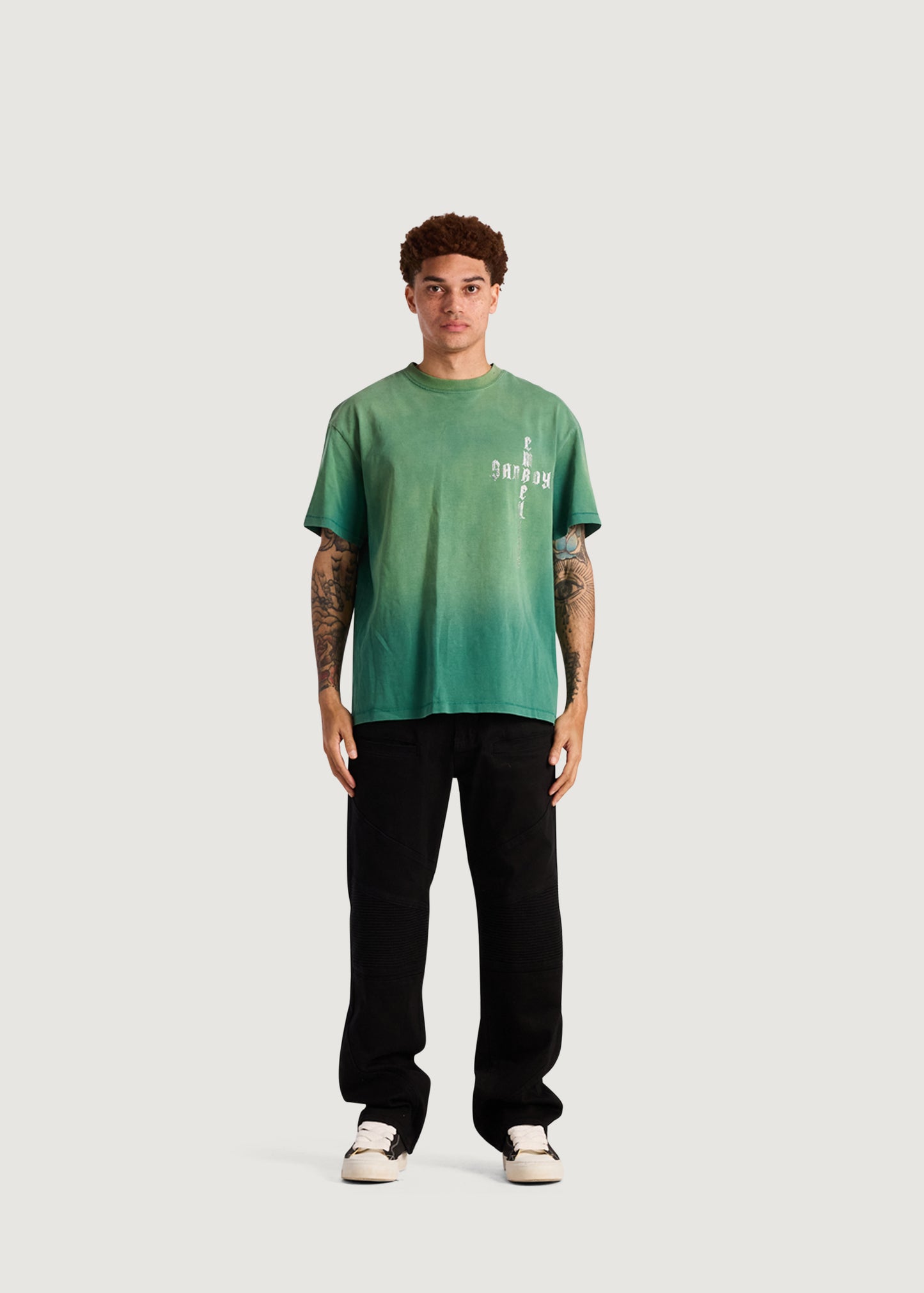 Embellish x Sad Boyz - Cross Logo Tee (Green)