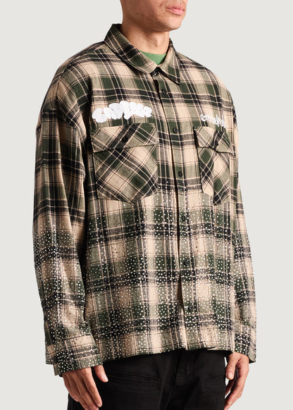 Embellish x Sad Boyz - Crystal Encrusted Flannel