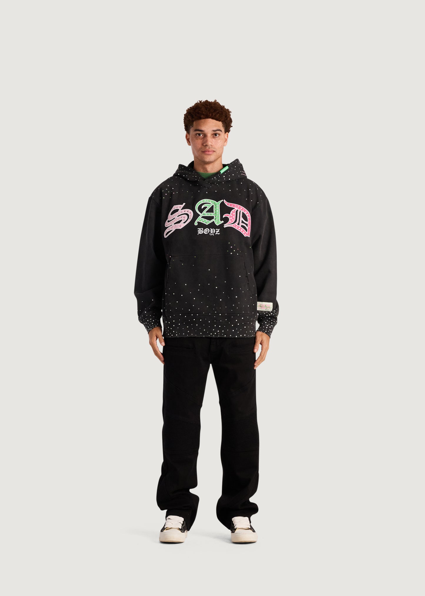 Embellish x Sad Boyz - Ode E Pullover Hoodie (Washed Black)