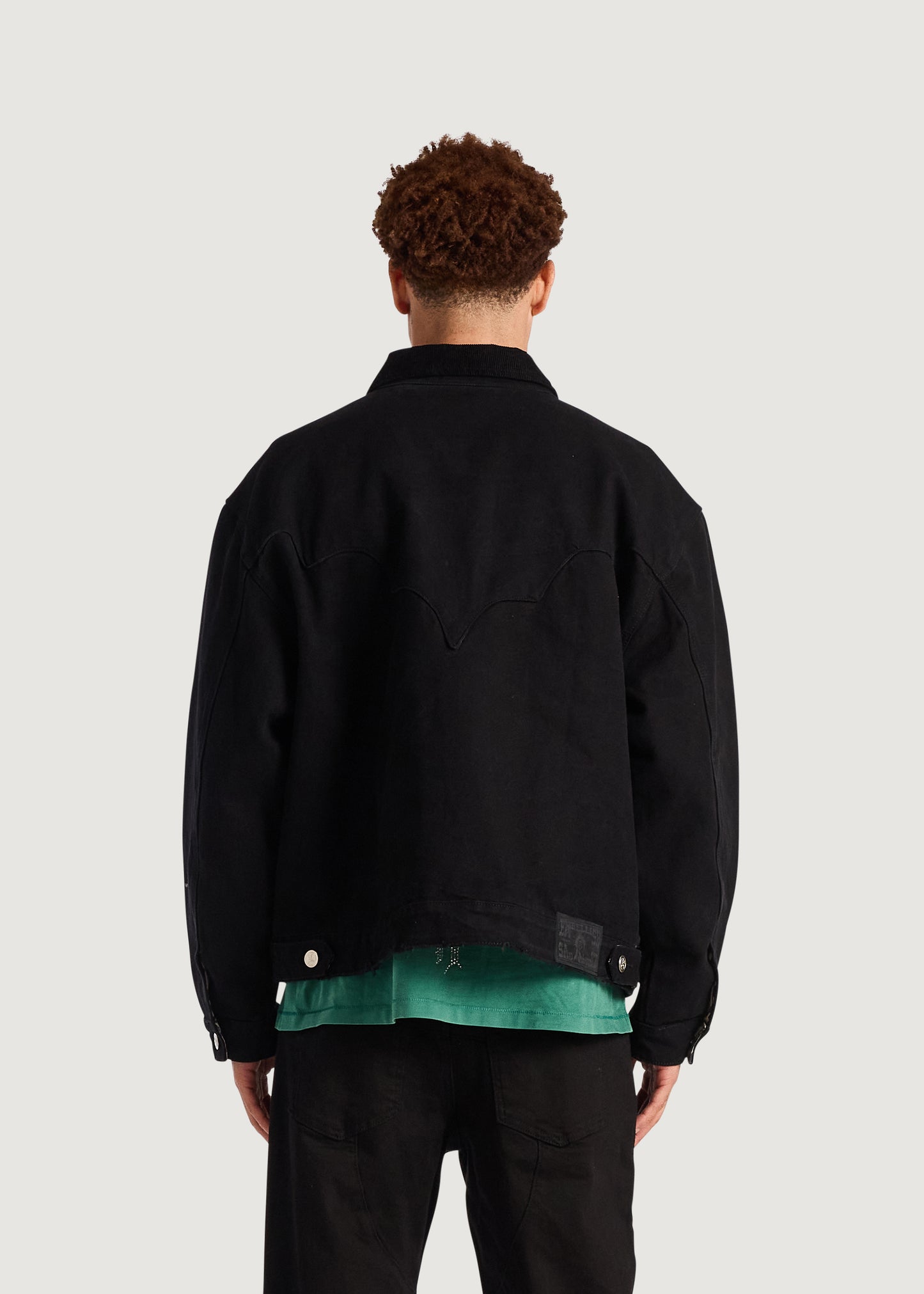 Embellish x Sad Boyz - Cross Logo Work Jacket (Black)