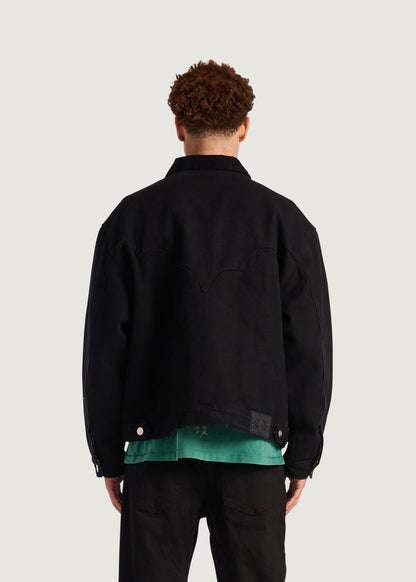 Embellish x Sad Boyz - Cross Logo Work Jacket (Black)