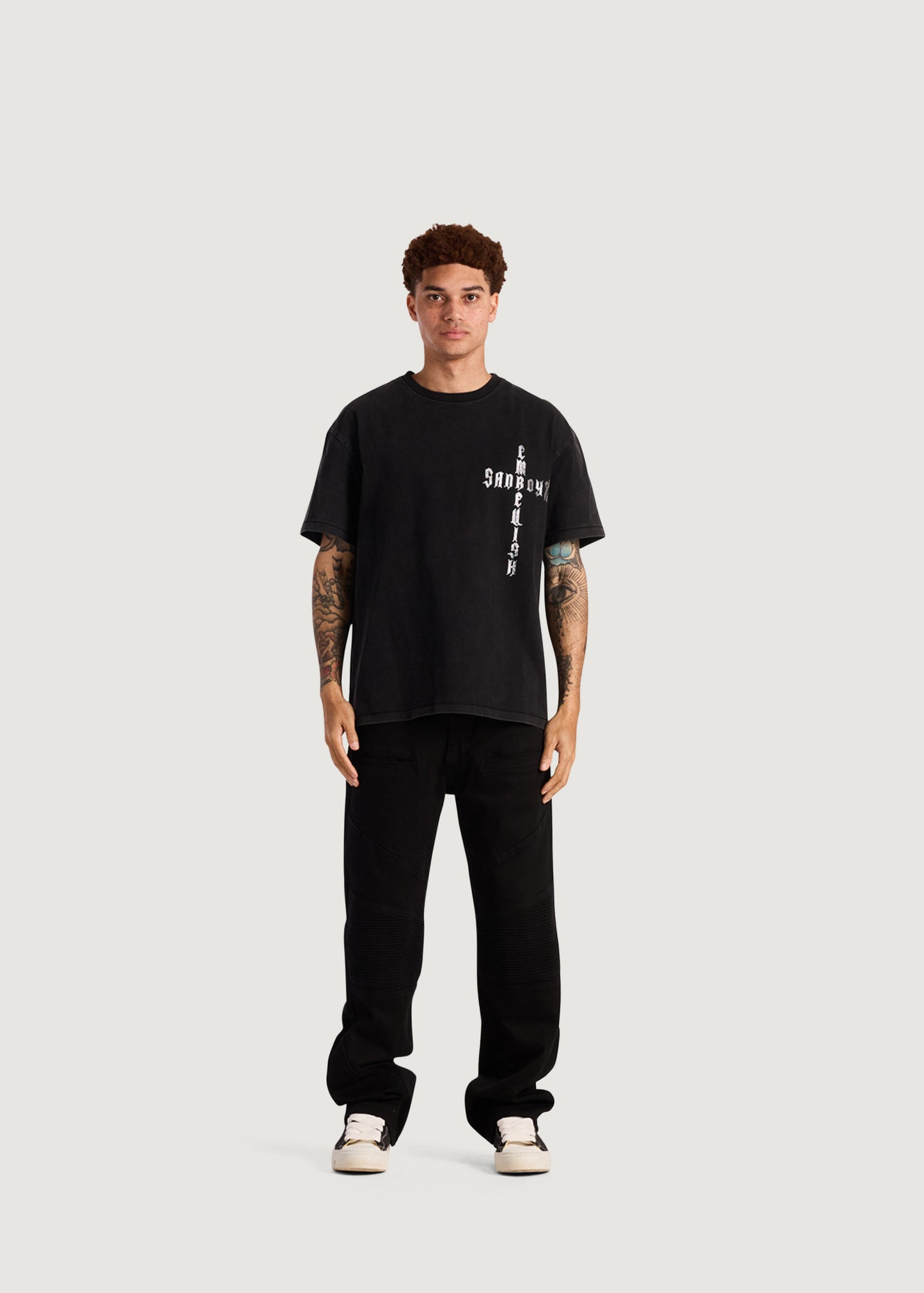Embellish x Sad Boyz - Cross Logo Tee (Black)