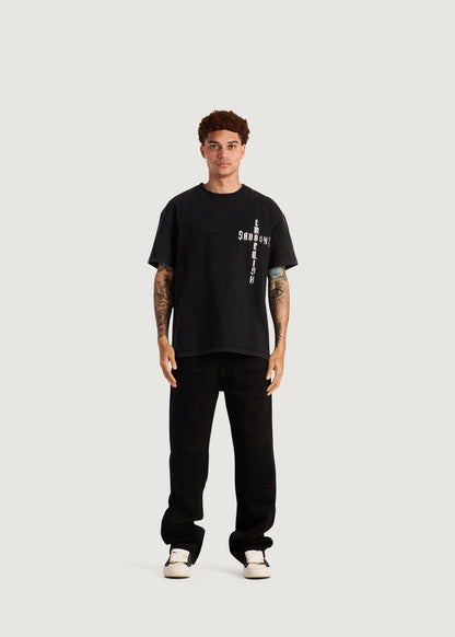 Embellish x Sad Boyz - Cross Logo Tee (Black)