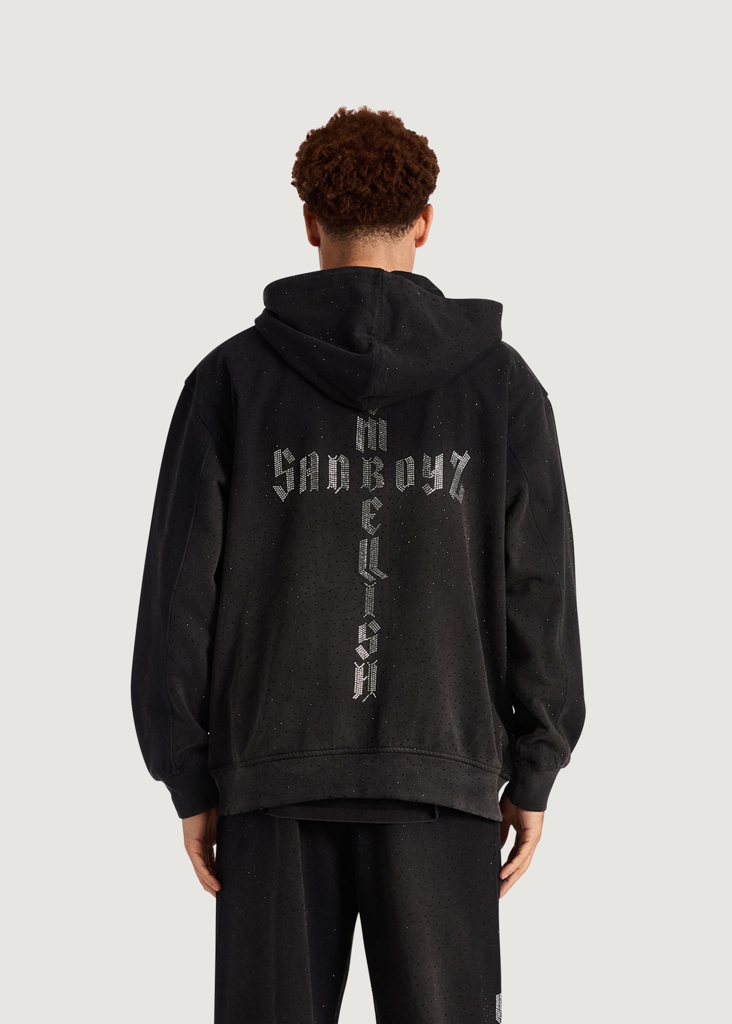 Embellish x Sad Boyz - Buss Down Fleece Zip Hoodie