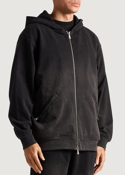 Embellish x Sad Boyz - Buss Down Fleece Zip Hoodie