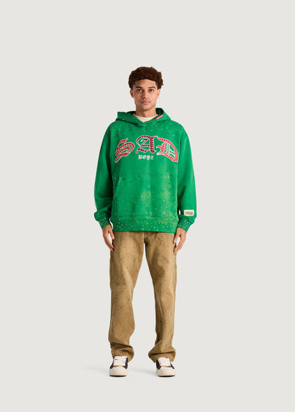 Embellish x Sad Boyz - Ode E Pullover Hoodie (Washed Green)