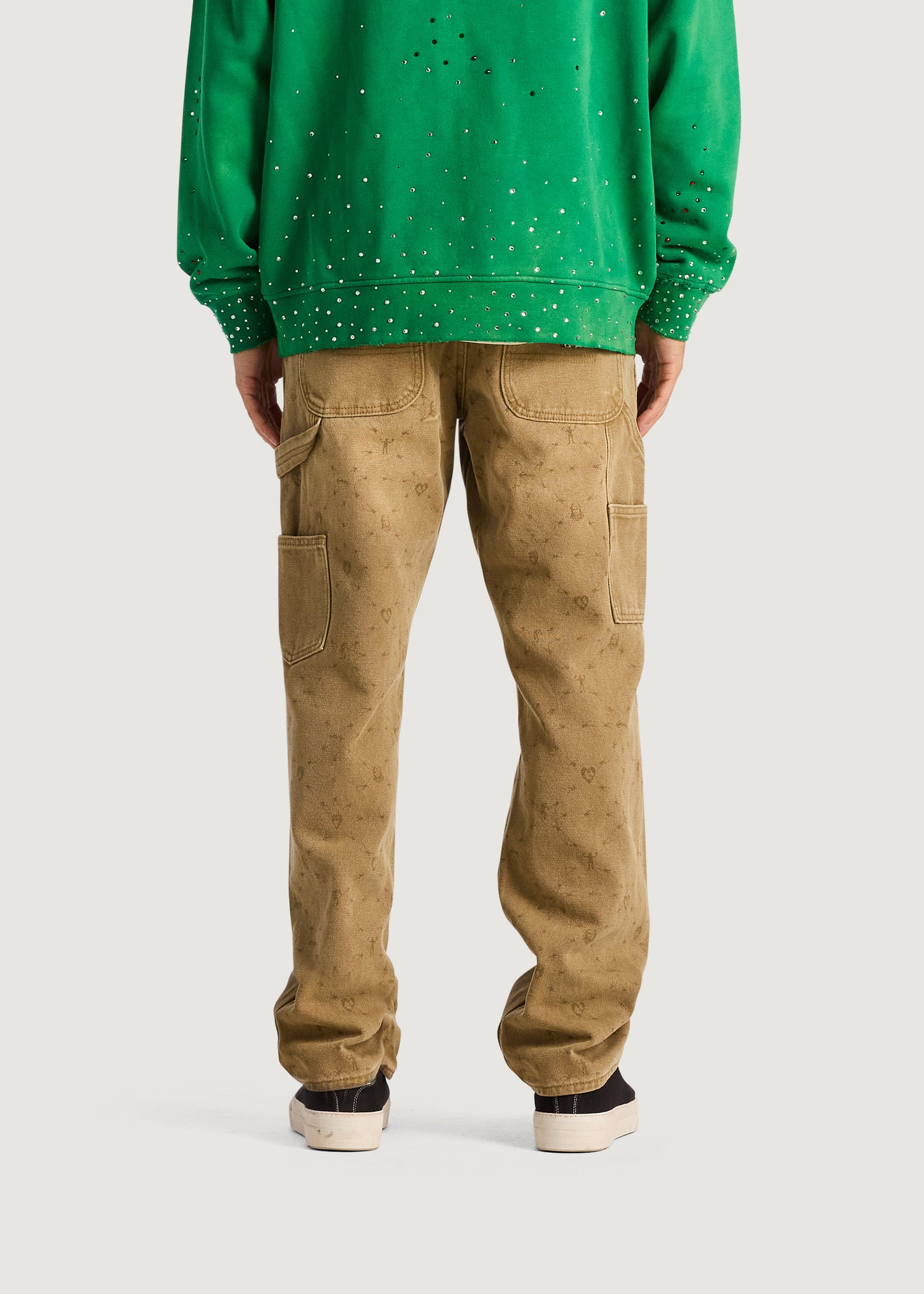 Embellish x Sad Boyz - Monogram Work Pant (Brown)