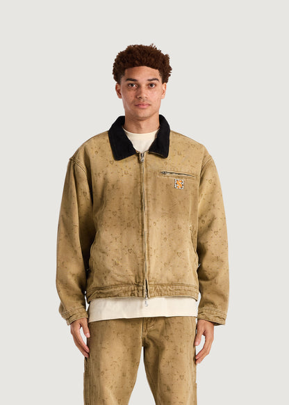Embellish x Sad Boyz - Monogram Work Jacket (Brown)