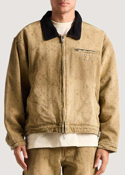 Embellish x Sad Boyz - Monogram Work Jacket (Brown)