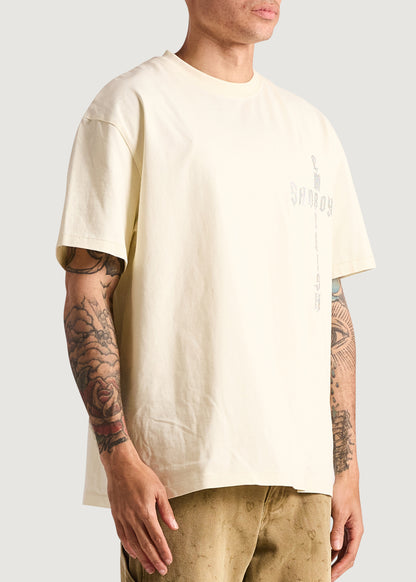 Embellish x Sad Boyz - Cross Logo Tee (White)