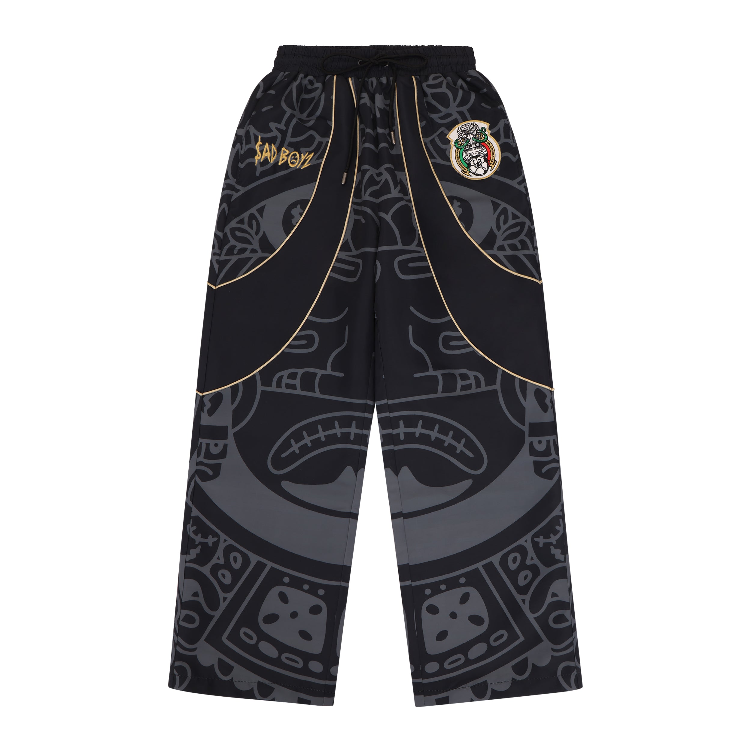 LIGA SAD BOYZ WARM UP TRACK PANT BLACK - Sad Boyz