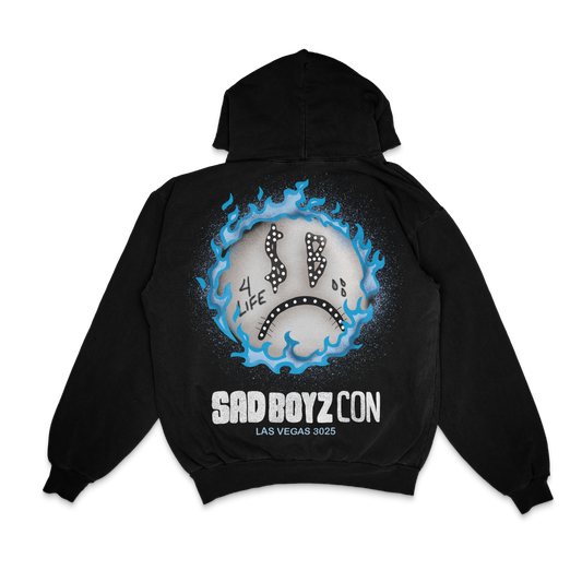 Blue Face Hoodie