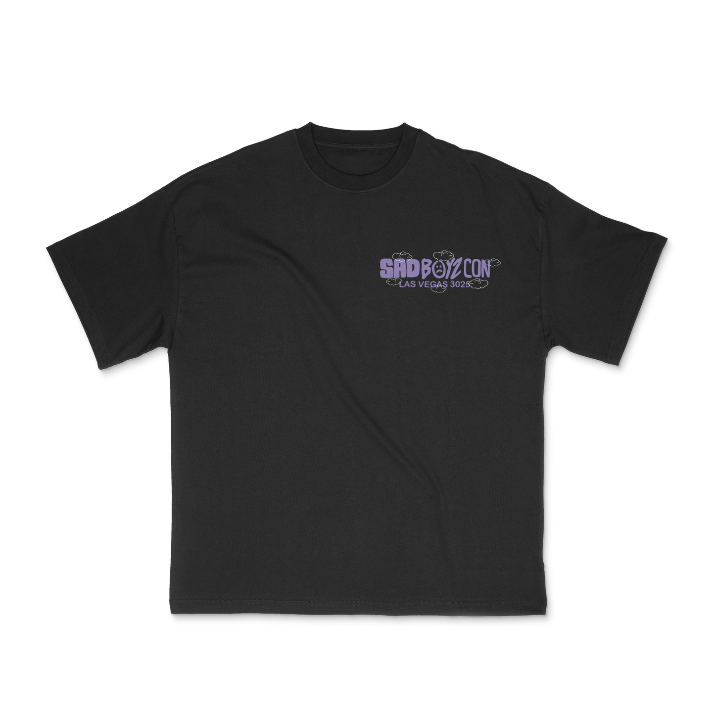Dragon Cloud Tee Black - Purple Print