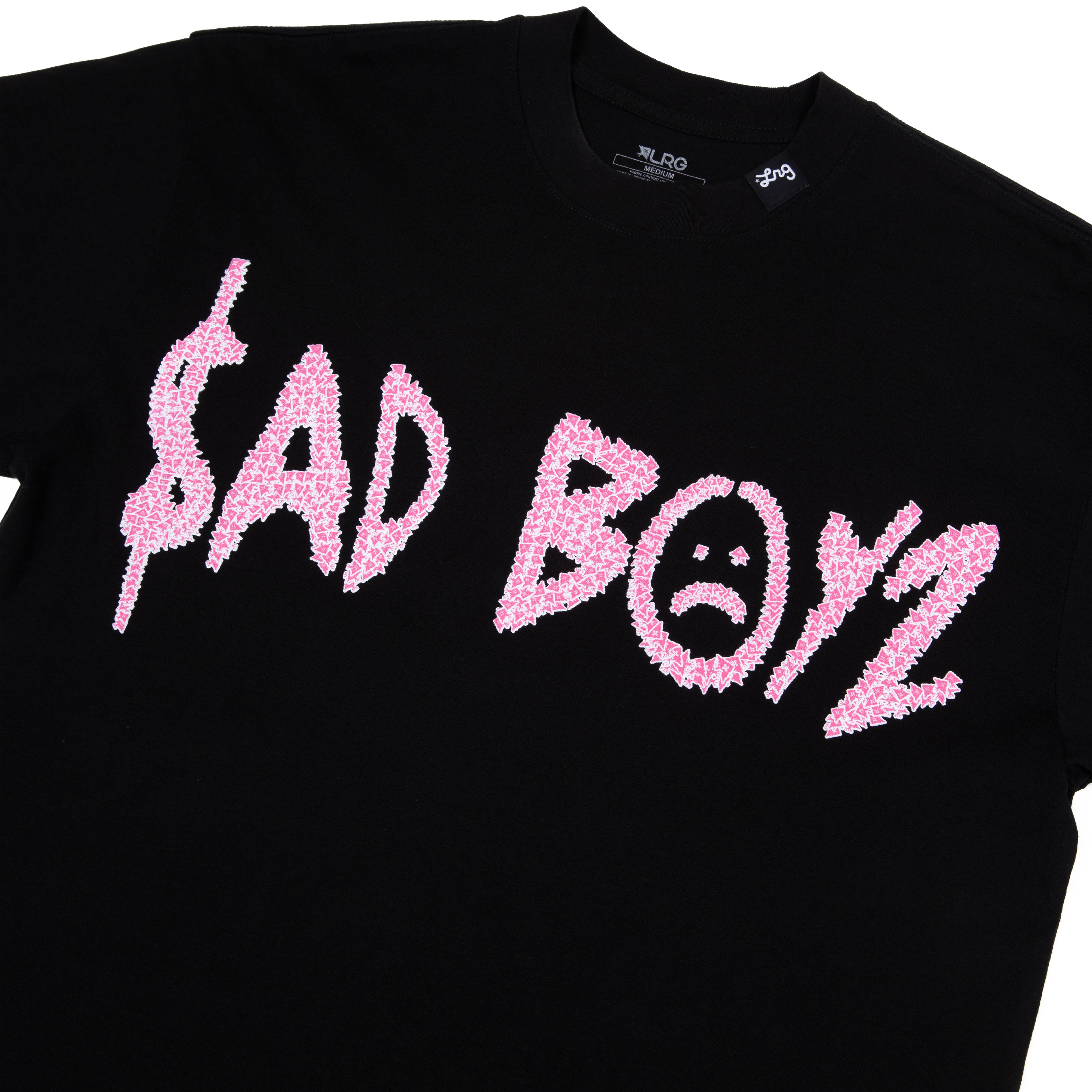 SAD BOYZ by Junior H X Lost Hills Nails Black Mesh Shorts