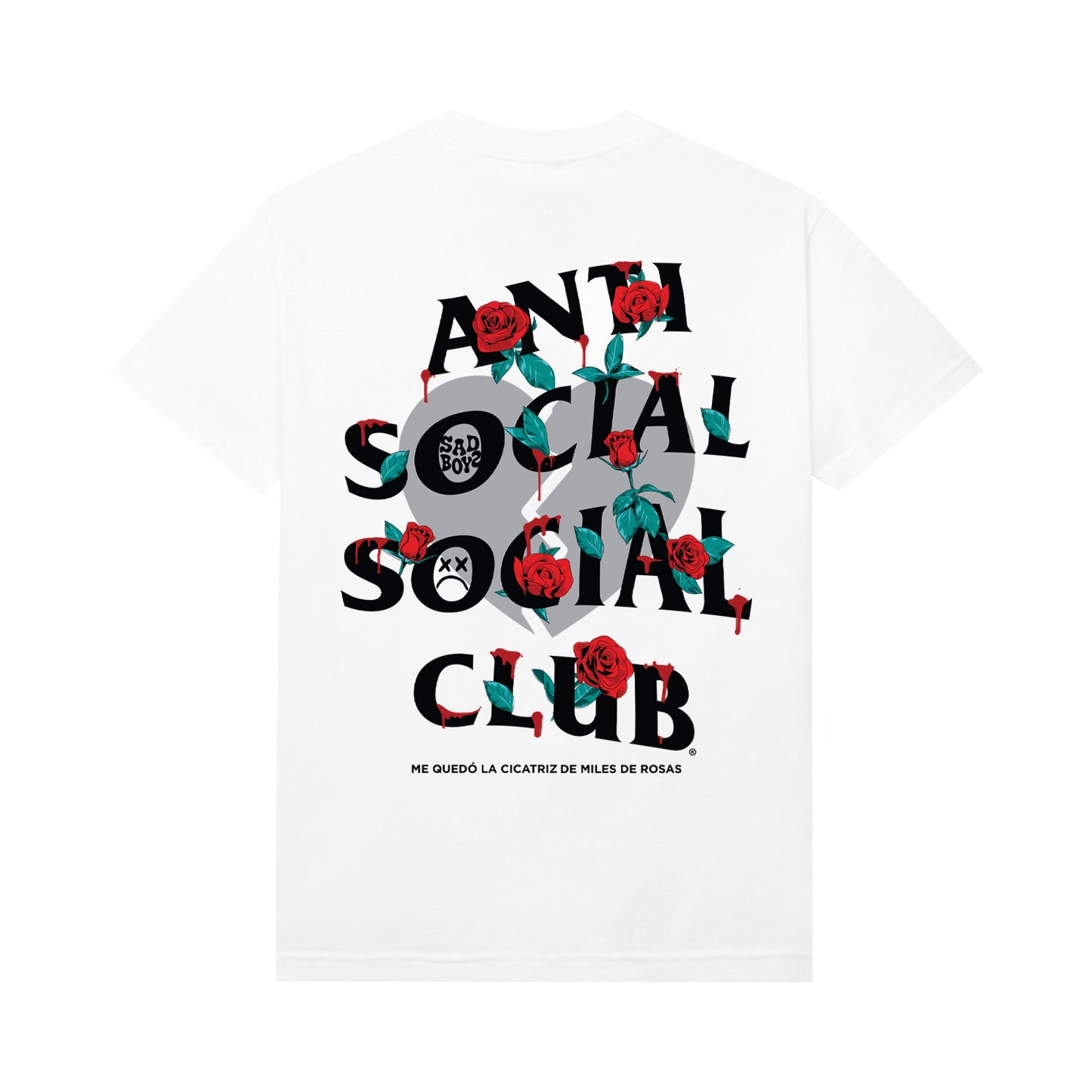 Sadboyz x ASSC Thorns White Tee