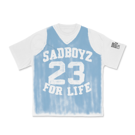 Sad Boyz Comp Jordan White Tee