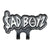 SADBOYZ LOGO HAT CLIP - BLACK/WHITE