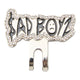 SADBOYZ LOGO STONE HAT CLIP - SILVER/BLACK