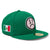 SB X NEW ERA SAD FACE FITTED HAT - GREEN