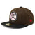 SB X NEW ERA SAD FACE FITTED HAT - BROWN